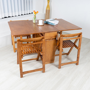 젬마 접이식 식탁/테이블+의자4개